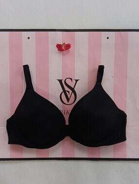 Victoria's Secret Black Smooth T-Shirt Bra Wear Everywhere Size32A